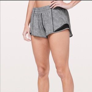 RARE Lululemon HOTTY HOT SHORT2.5" Dotscape Alpine